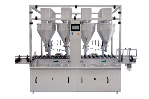 Automatic 4 Head Auger Type Powder Filling Machine